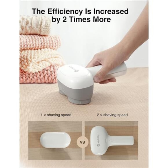 Fabric Shaver, Electric Lint Remover, Rechargeable Lint Shaver, Sweater Shavers - Picture 2 of 6